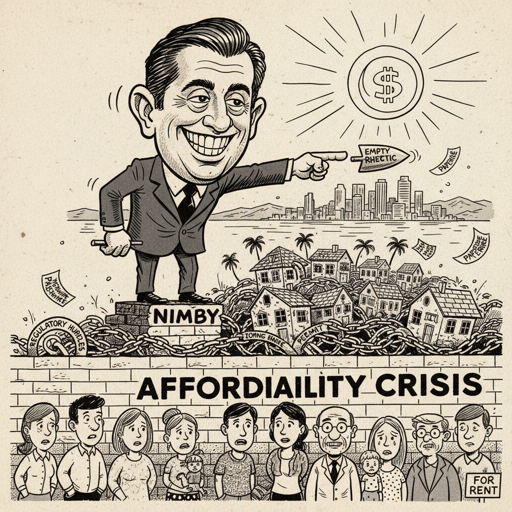 Carbajal's Rhetoric on Housing Crisis Sidesteps Regulatory Realities