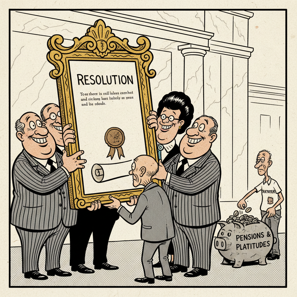 20 YEARS ON THE CLOCK: BUREAUCRAT RETIRES, TAXPAYERS GET THE BILL!