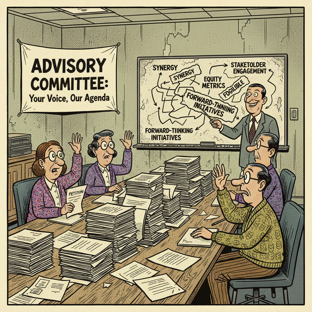 ADVISORY GROUP 'RECRUITMENT' IS JUST SOCIALISM-LITE 'DIVERSITY' THEATER