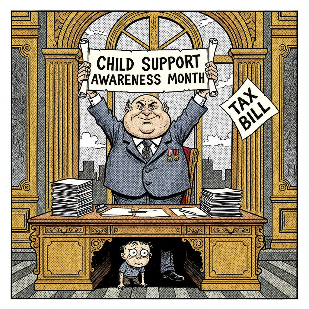 AUGUST IS CHILD SUPPORT AWARENESS MONTH! WILL S.B. SUPERVISORS BE AWARE OF THEIR OWN KIDS?