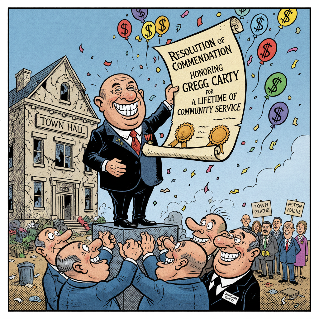 BOARD'S 'HERO' CEREMONY: JUST ANOTHER TAXPAYER-FUNDED PHOTO OP?
