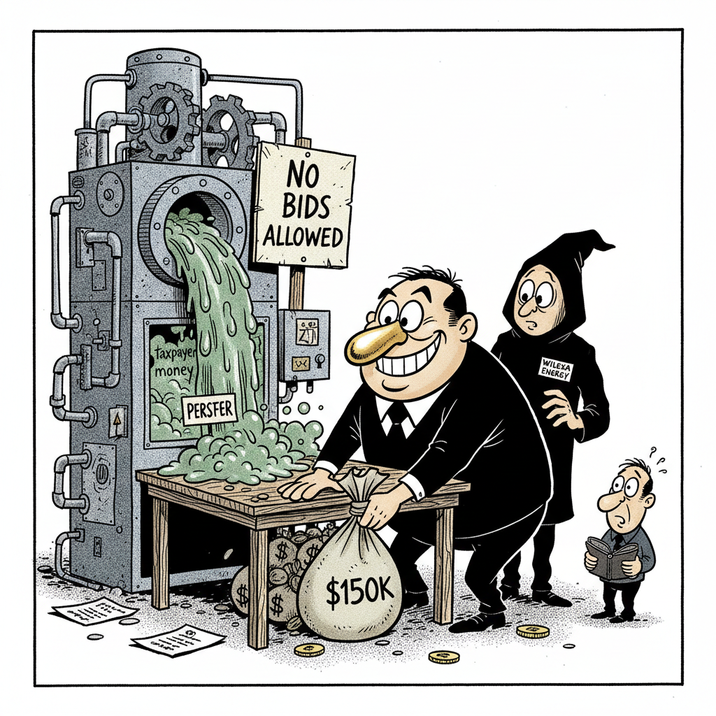 BOARDS LOSE MINDS: $150K NO-BID FILTRATION DEAL SMELLS FISHY, NOT FILTERED