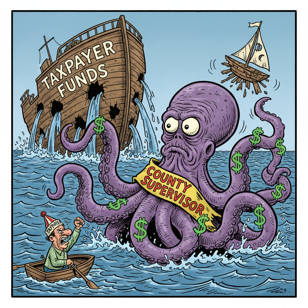 BOATING BUREAUCRACY BOMBSHELL: SUPERVISORS SINK TAXPAYER CASH INTO SALVAGE CIRCUS