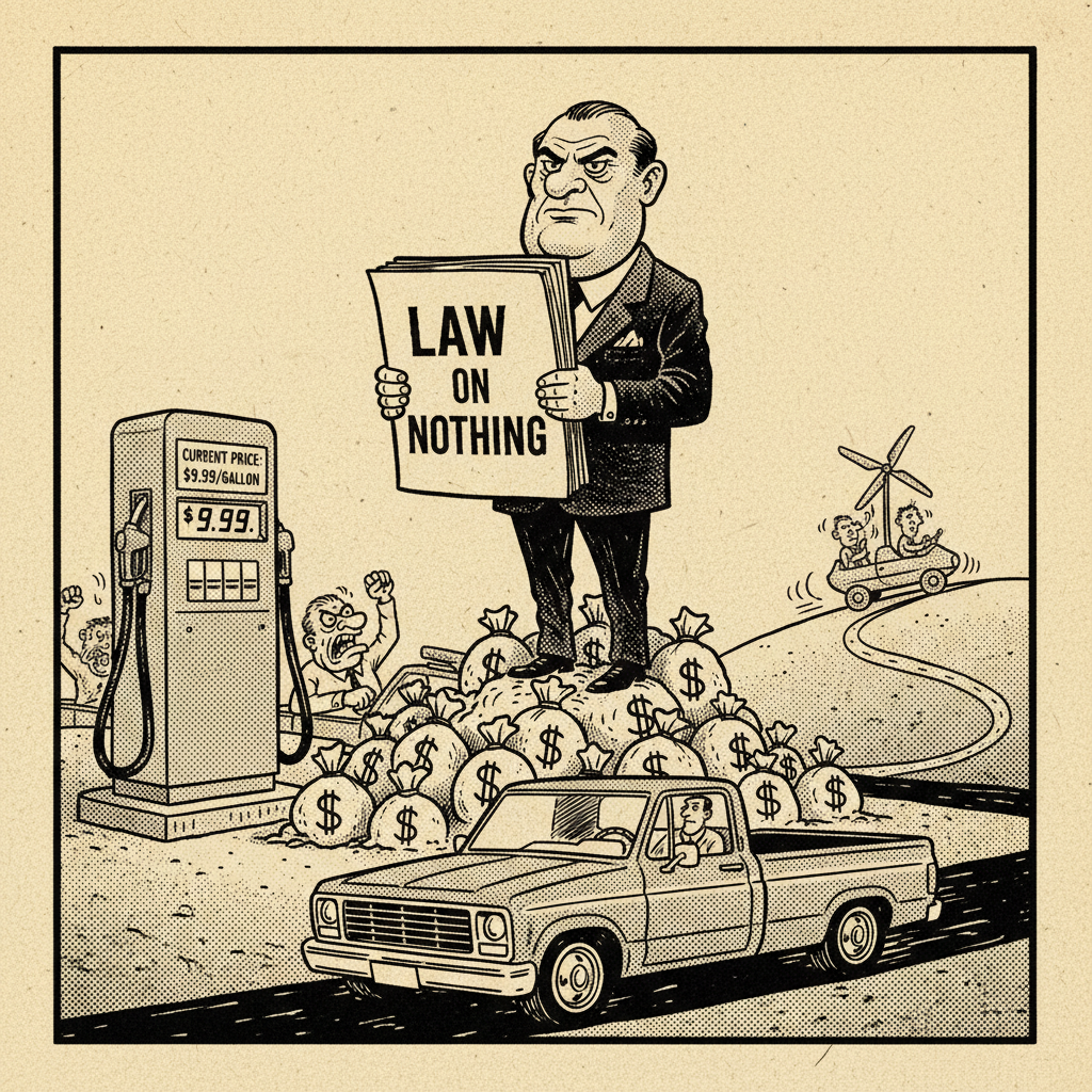 BONTA CHASES WINDMILLS WHILE DRIVERS PAY THROUGH THE NOSE