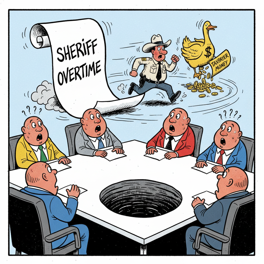 BOOM! GRAND JURY SNOOPS ON SHERIFF OT: BOARD OF SUPERVISORS YAWNS