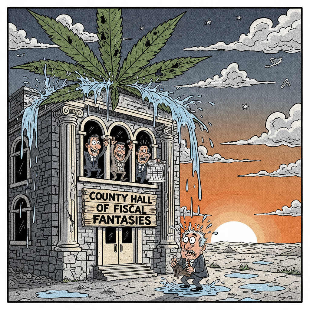 BOOM! POT TAXES FAIL TO FIX COUNTY'S BUDGET BLOWOUT!