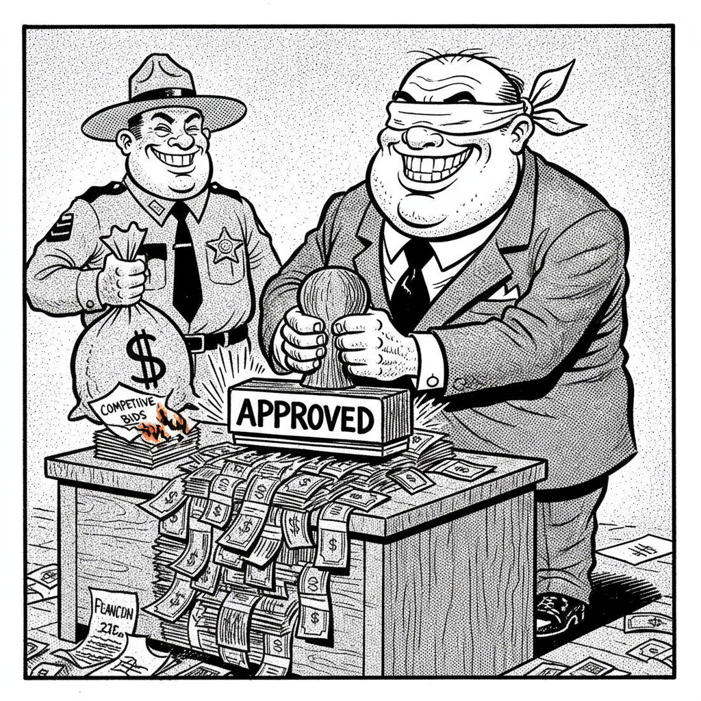 BOOM! SUPERVISORS GRANT SHERIFF 'SOVEREIGNTY' OVER DASH CAMS, NO BIDS, NO CEQA!