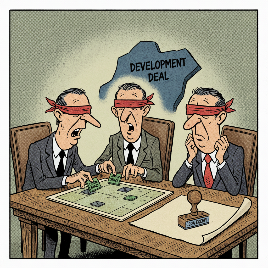 BOOM! SUPERVISORS REDECORATE OPEN SPACE WITH TAXPAYER CASH!