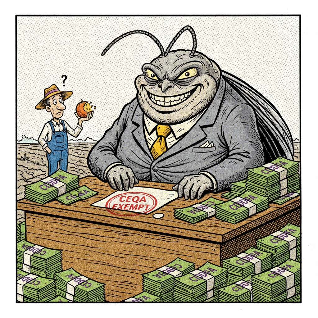 BOOSTERS THROW LEMON PARTY FOR PSYLLID SNOUTS! TAXPAYERS GET THE PITS!