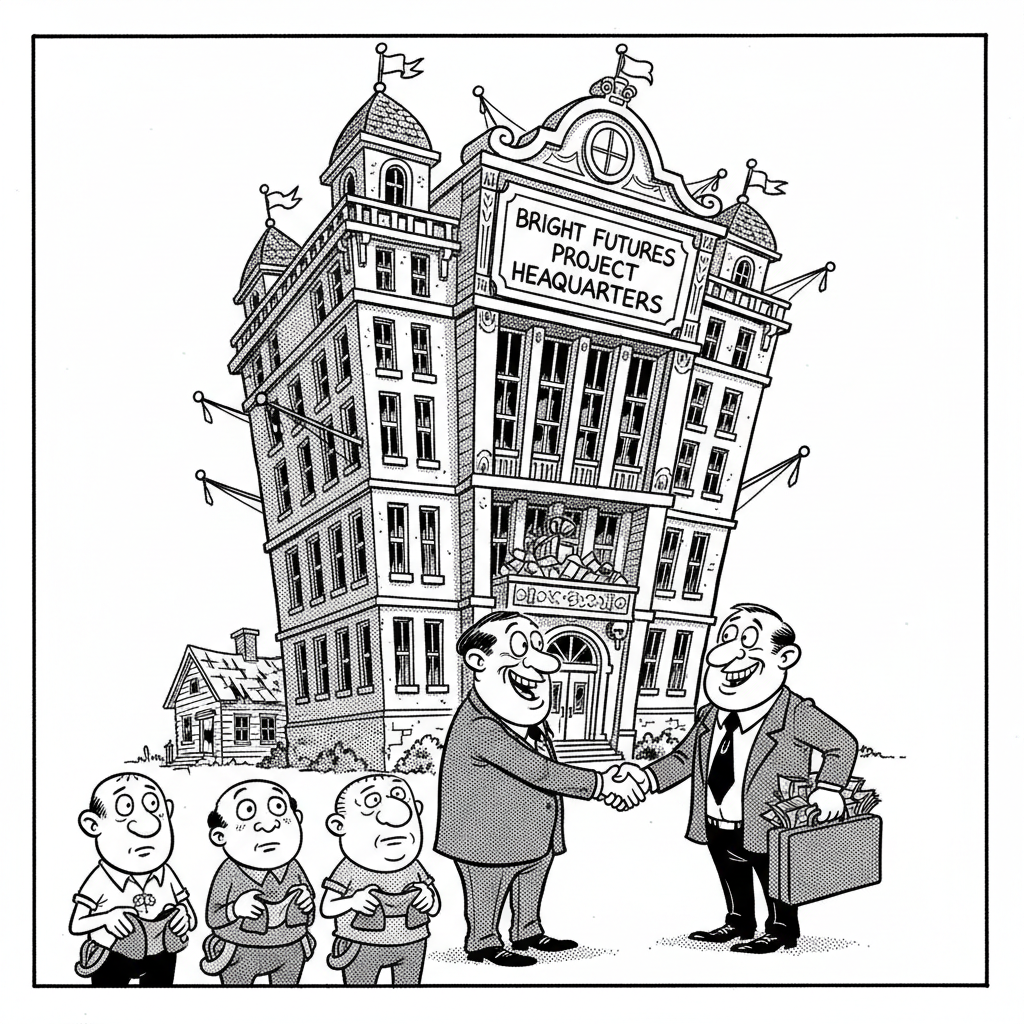 BRIGHT FUTURES? MORE LIKE DIM PROSPECTS FOR TAXPAYERS!
