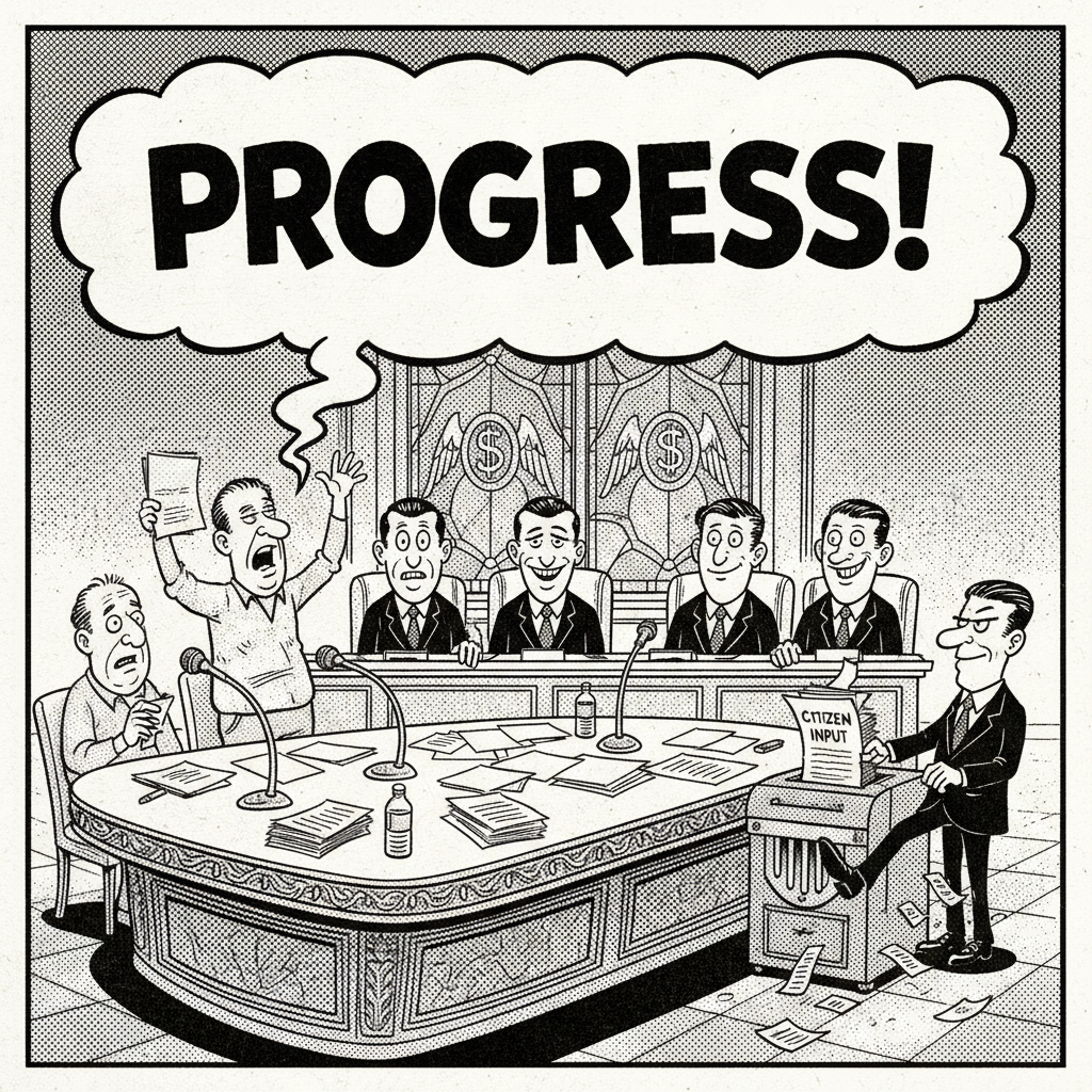 BROADWAY COMMITTEE: ANOTHER 'CITIZEN INPUT' SHAM TO RUBBER-STAMP BIG SPENDING!