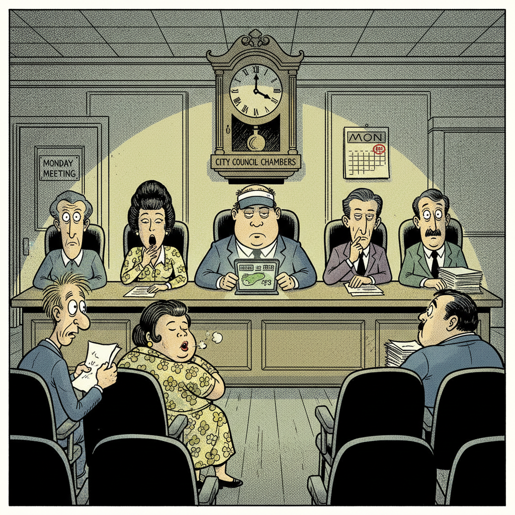 BUELLTON COUNCIL SHIFTS TO MONDAYS, TAXPAYERS WONDER: WHO CARES?