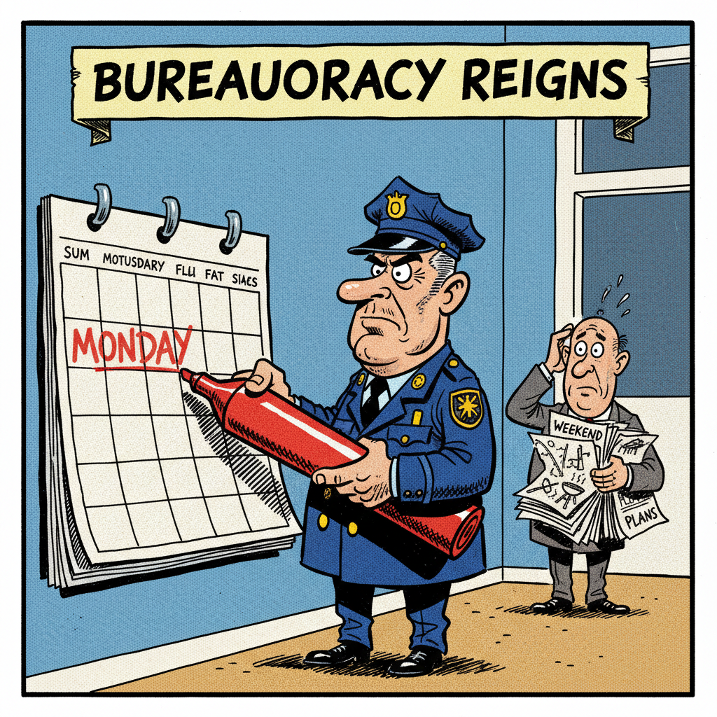 BUELLTON COUNCIL: WHO NEEDS A WEEKEND WHEN BUREAUCRACY CALLS?
