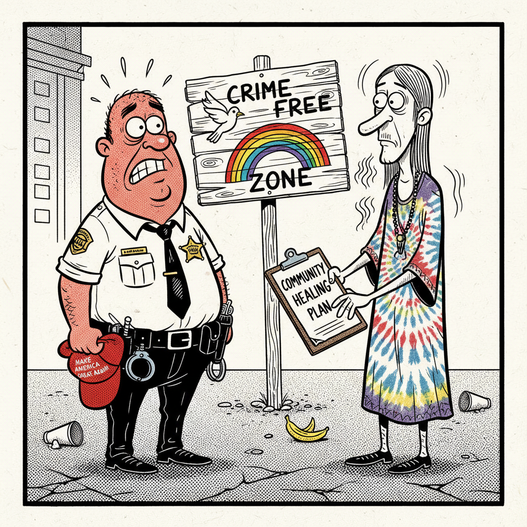 BUELLTON'S 'CRIME-FREE ZONE' DREAM: SHERIFF STAYS, FOR NOW, FOILING LEFTIST FANTASY