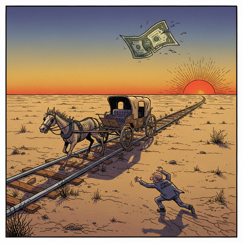 BULLET TRAIN TO NOWHERE: STATE GOES BROKE CHASING A FANTASY!