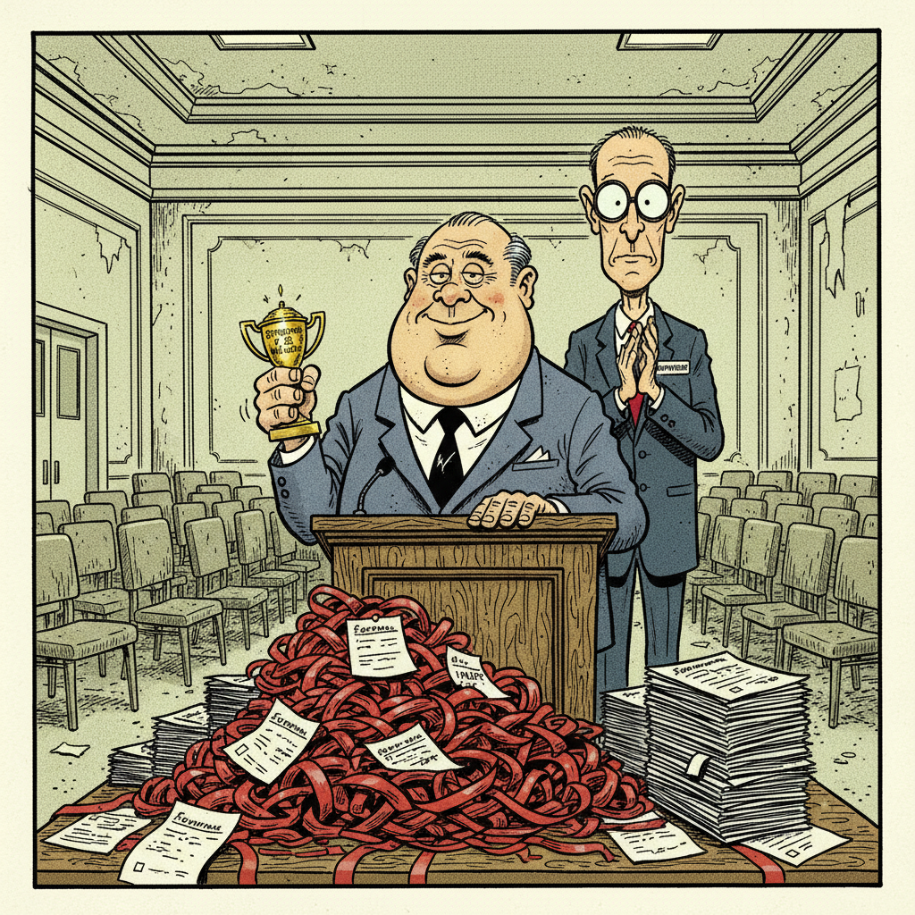 BUREAUCRACY'S 'EMPLOYEE OF THE MONTH': DO THEY EVEN KNOW WHAT WORK IS?