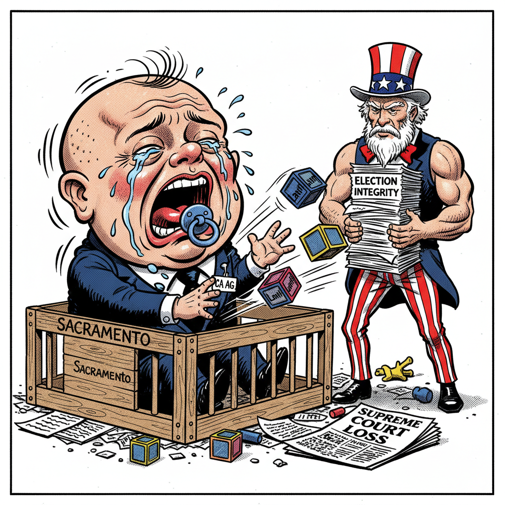 CALIFORNIA DEMS THROW TANTRUM OVER TRUMP’S VOTING SANITY: "BUT WE LIKE CHAOS!"