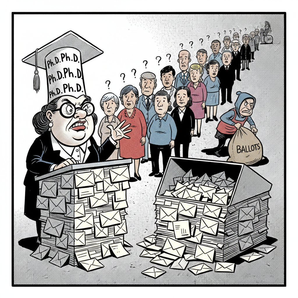 CALIFORNIA'S 'DOCTOR' OF DEMOCRACY DEMANDS YOU VOTE... EARLY! (AGAIN)