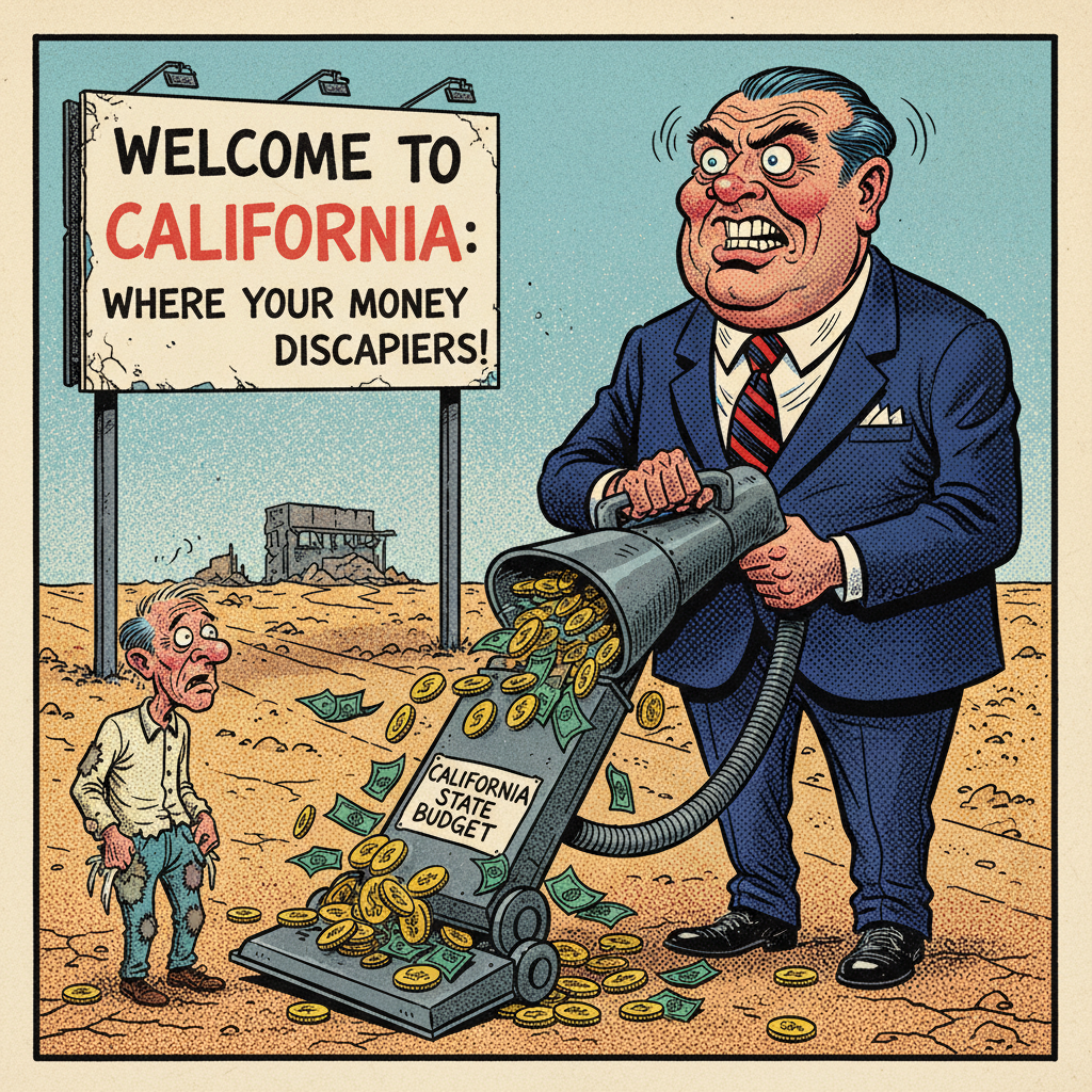 CALIFORNIA'S TAX-AND-SPEND ADDICTION: PROPS TO THE LEFT FOR ALWAYS WANTING MORE!
