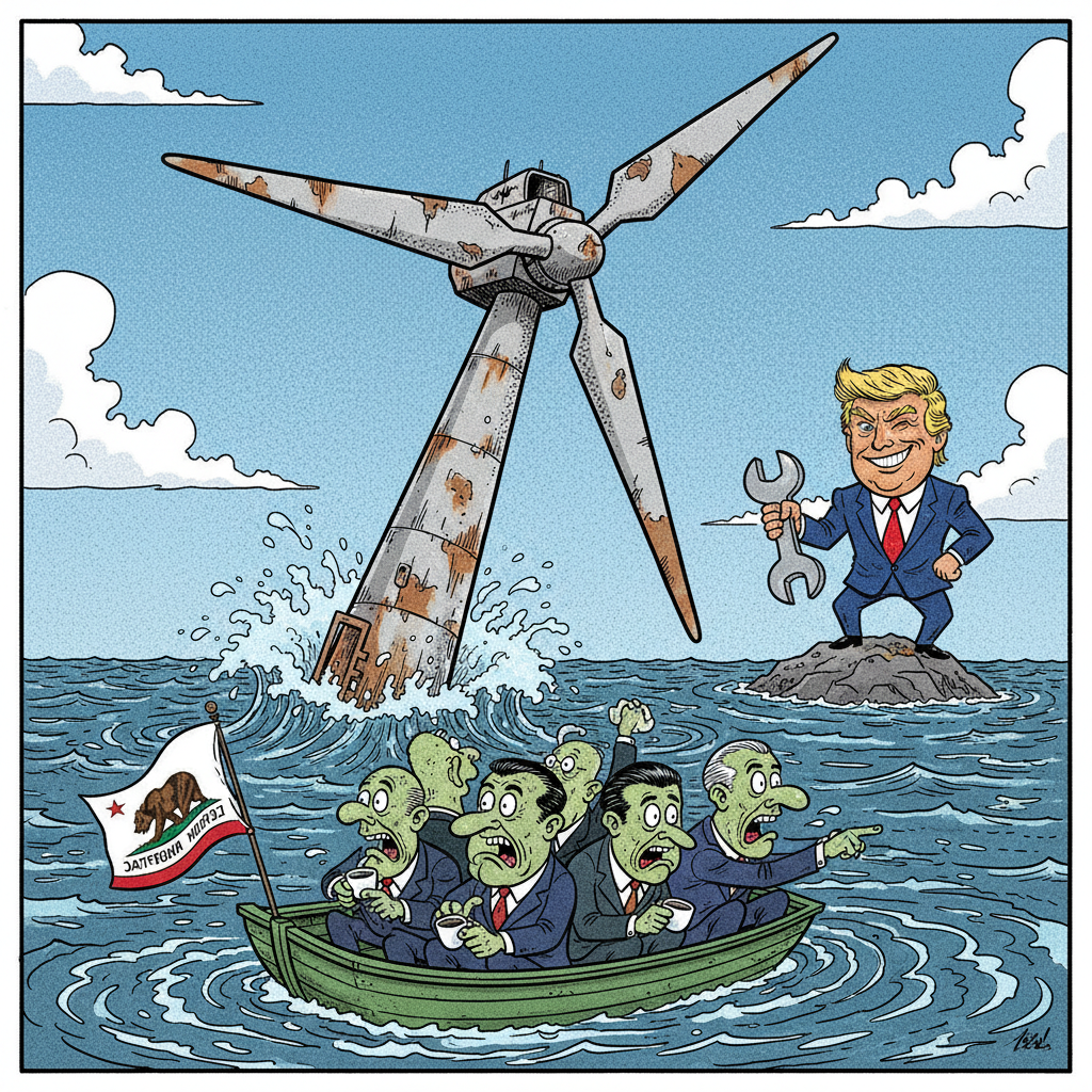 CALIFORNIA SUES TRUMP OVER WIND DEAL: BECAUSE TAXPAYERS LOVE LOSING!