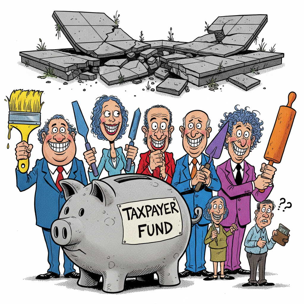 CANDIDATES DEBATE ART-FICIAL INTELLIGENCE: WHO CAN WHINE BEST FOR MORE TAX DOLLARS?