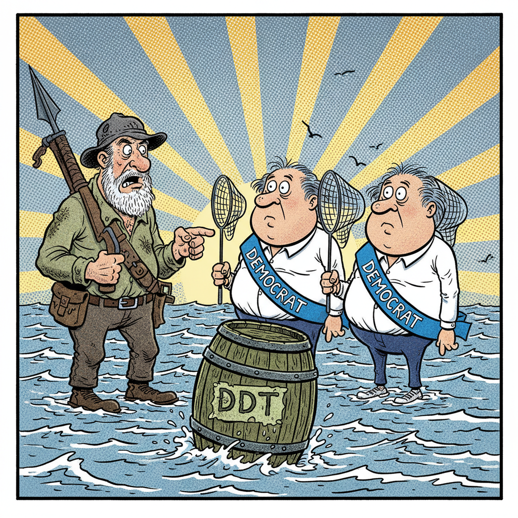 CARBAJAL & PADILLA DISCOVER OCEAN'S SECRET: IT'S WET! ALSO, POLLUTED!