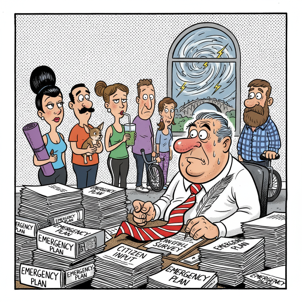 CARPINTERIA ASKS CITIZENS FOR 'EMERGENCY PREP' INPUT: DOOMSDAY FOR DUMMIES?