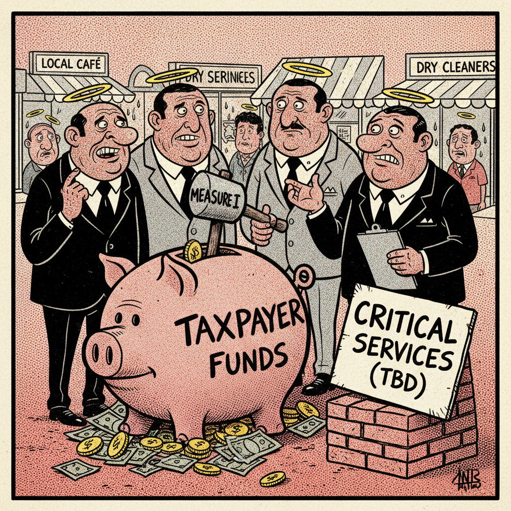 CARPINTERIA ASKS FOR MORE TAX DOLLARS TO SUPPORT ITS 'VISION,' OR LACK THEREOF