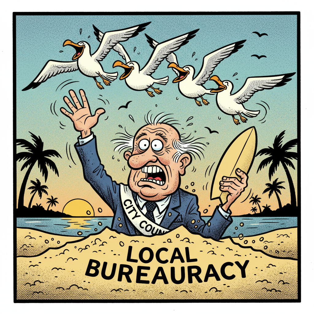CARPINTERIA COUNCILOR DEPARTS: ONLY TOOK 20 YEARS FOR HIM TO GET THE HINT!