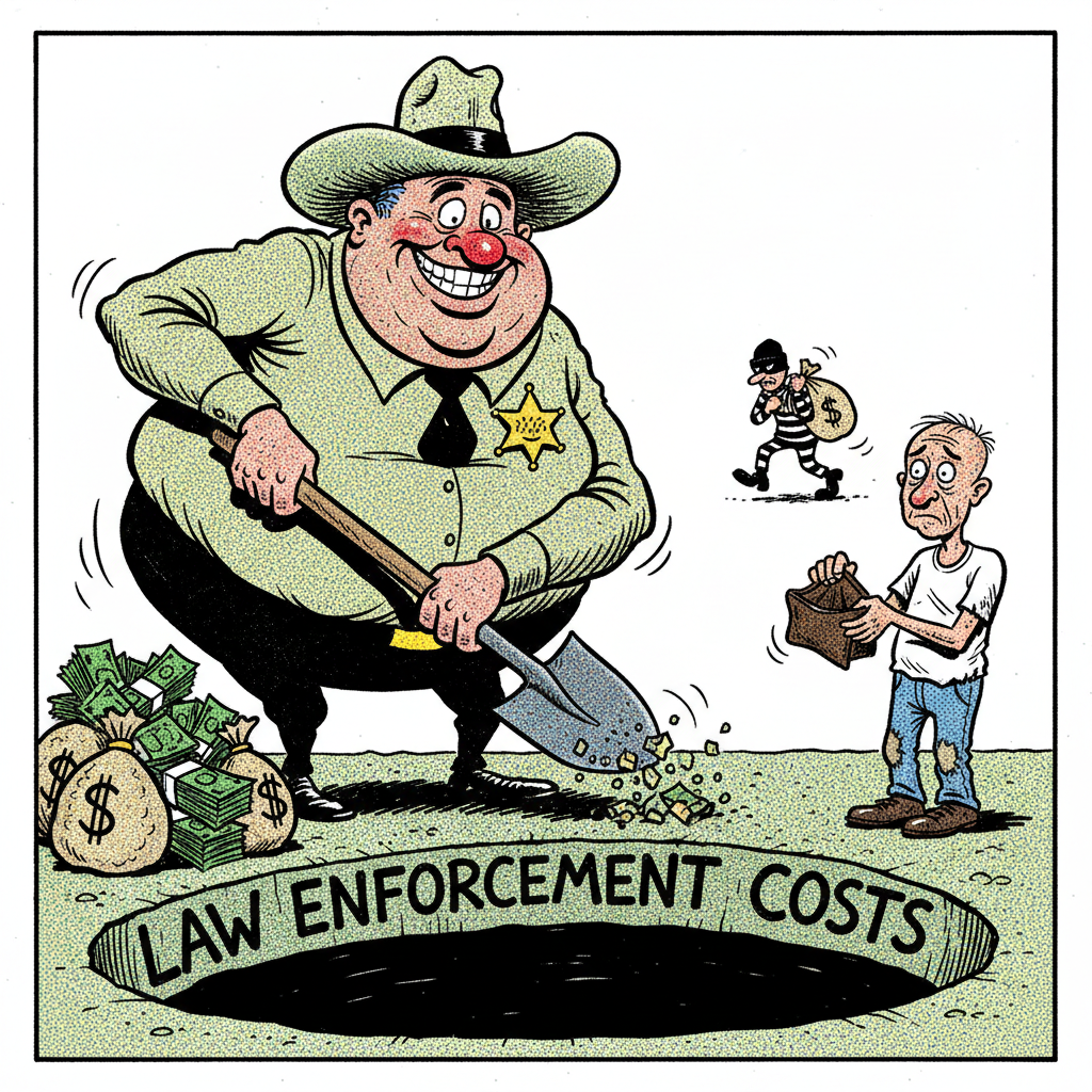 CARPINTERIA'S 'CRIME DROP' COSTS TAXPAYERS A FORTUNE; IS THE SHERIFF DOING MATH OR MAGIC?