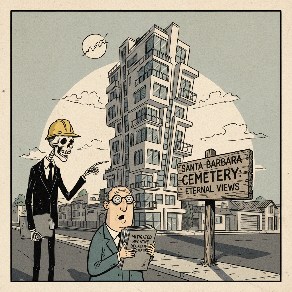 CEMETERY VIEW TOWNHOMES APPROVED: ARE THEY FOR THE LIVING OR THE *LIVING DEAD*?