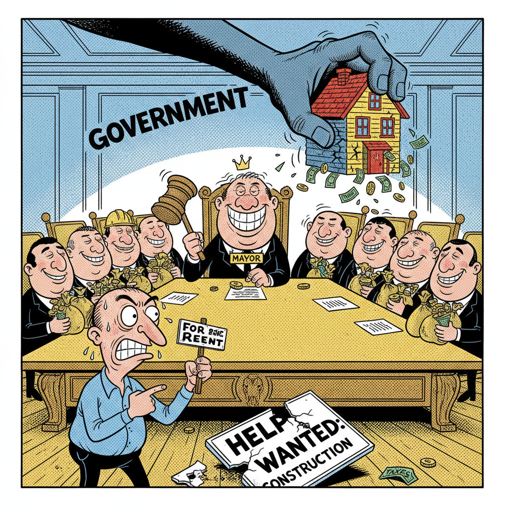 CITY COUNCIL TO 'STABILIZE' RENTS — LIKE STABILIZING A CAR WITH NO BRAKES!