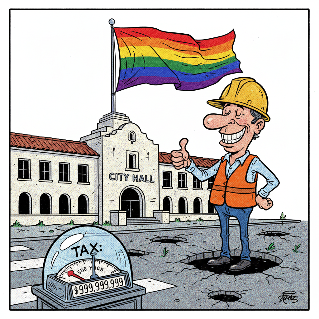 CITY HALL CAVES: RAINBOW RHETORIC REPLACES REALITY