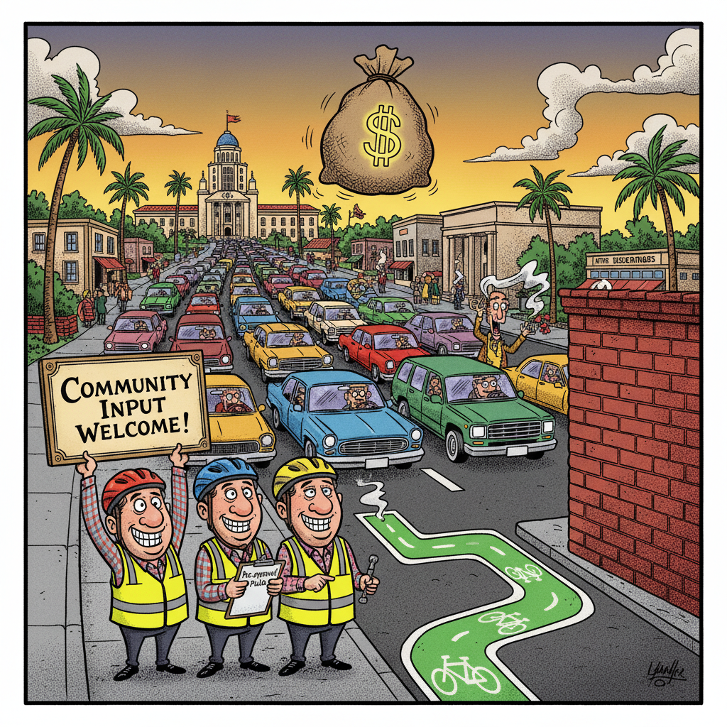 CITY HALL'S LATEST 'PILOT PROJECT': MORE TRAFFIC, MORE MEETINGS, MORE MONEY!
