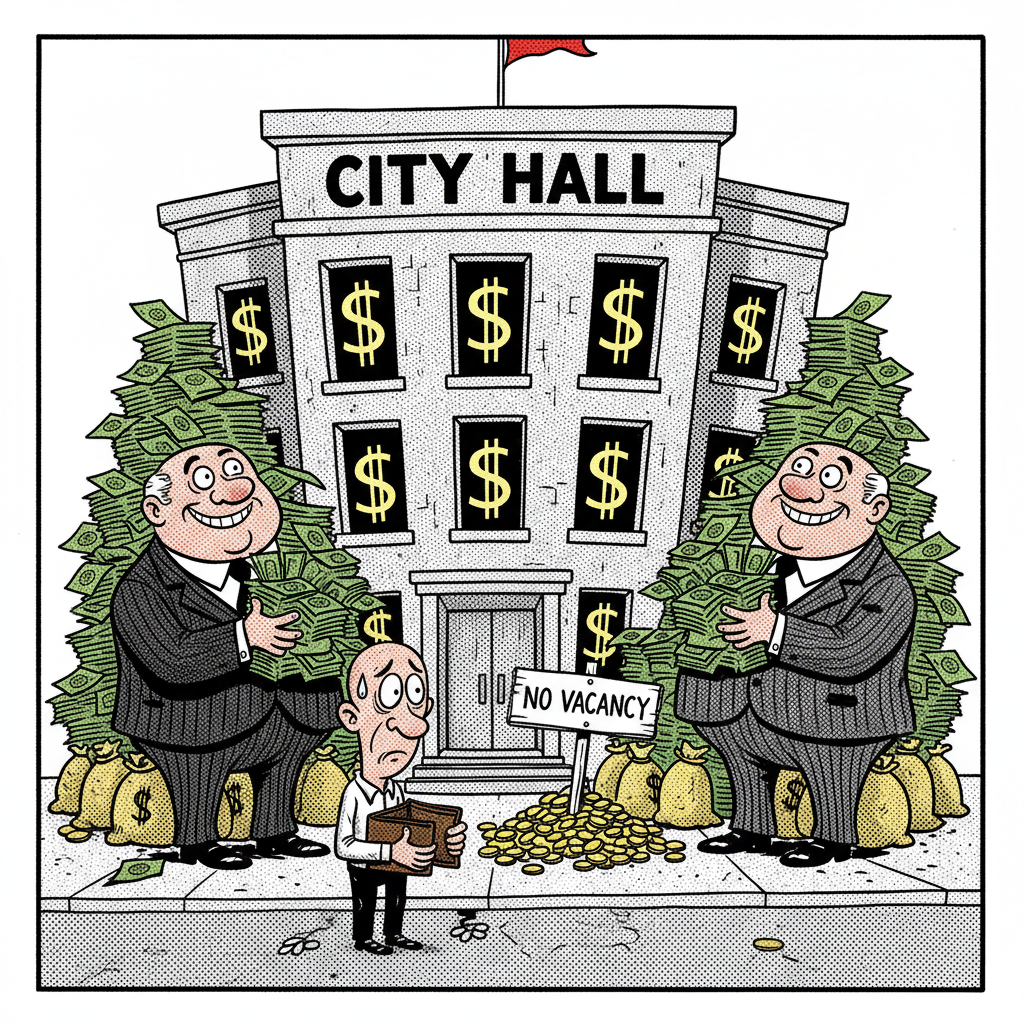 CITY HALL'S NEW MATH: WHEN 1+1 EQUALS MORE TAXES FOR YOU!