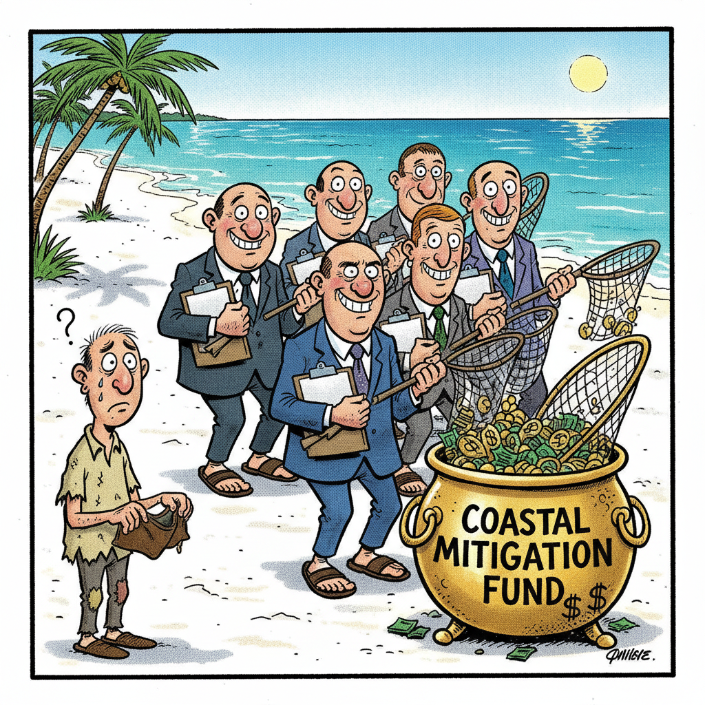 COASTAL CASH GRAB: ANOTHER LEFTY FUND FOR 'MITIGATION' OF YOUR TAX DOLLARS!