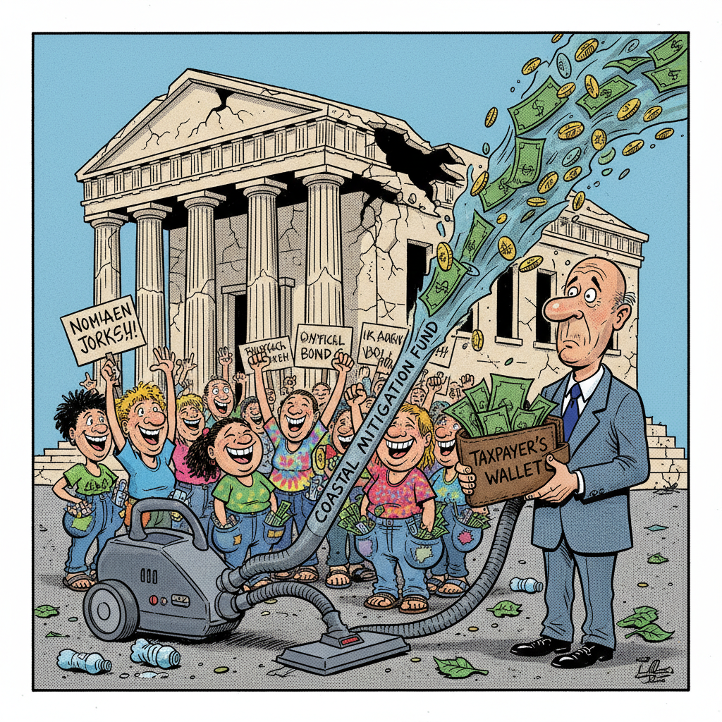 COASTAL CASH GRAB: BUREAUCRATS TO POCKET 'MITIGATION' MILLIONS