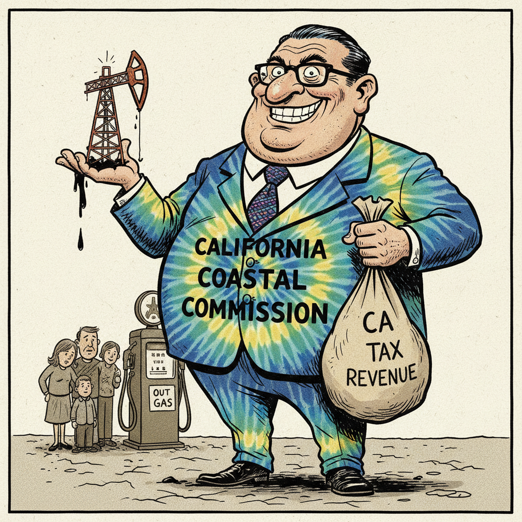 COASTAL COMMISSION DECLARES WAR ON REALITY, OIL, JOBS!