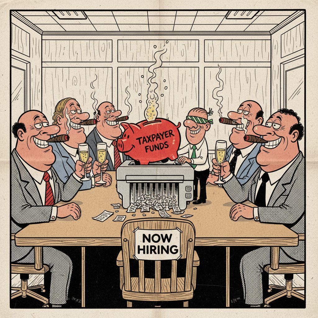 COUNTY BOSSES HUNT FOR MORE PENSION PLUNDERERS!