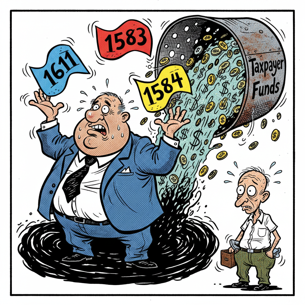 COUNTY COFFERS GO 'POOF': BUDGET WHACK-A-MOLE CONTINUES!
