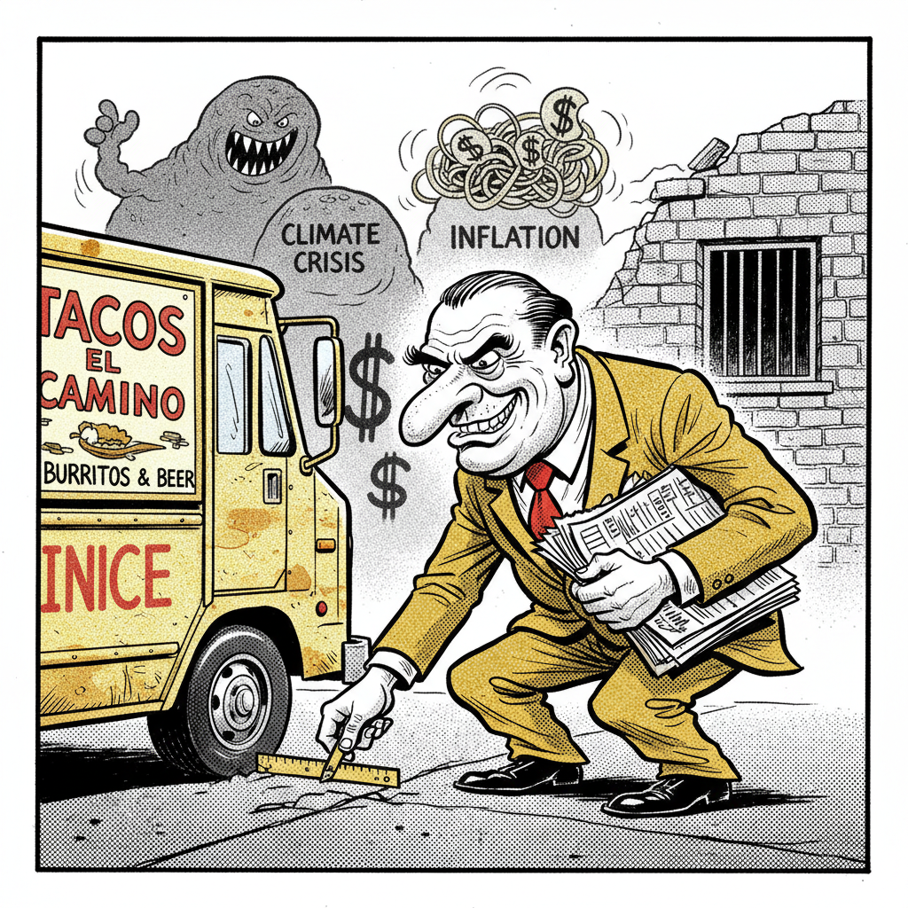 COUNTY CRACKS DOWN ON TACO TRUCKS, LEAVES HOMELESS ENCAMPMENTS ALONE