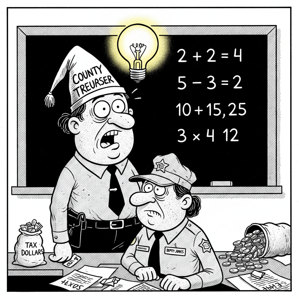 COUNTY FINALLY DISCOVERS MATH: LESS OVERTIME = LESS MONEY GONE?!