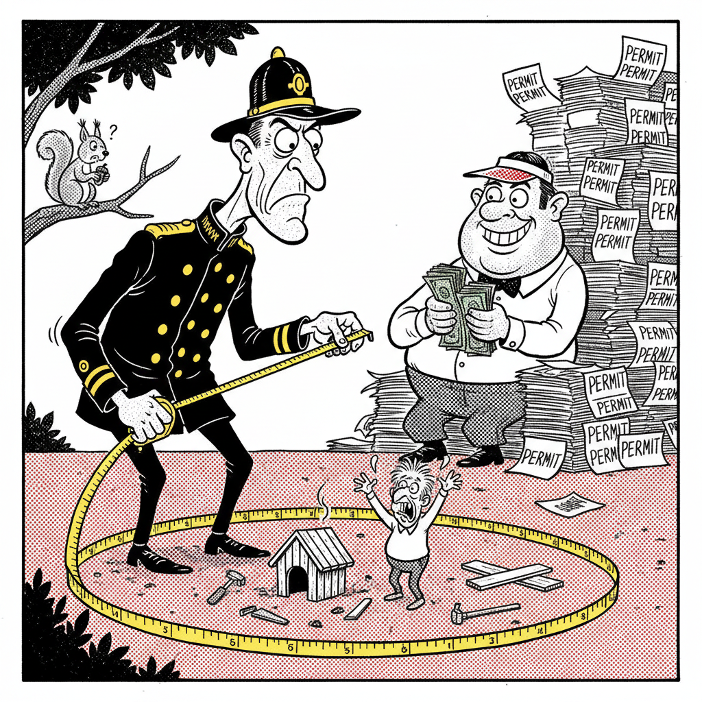 COUNTY FIRE MARSHAL MANDATES 'ZONE 0' NONSENSE: ARE WE SAVING HOMES OR JUST BUREAUCRATS?