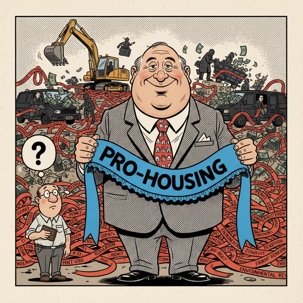 COUNTY GETS 'PRO-HOUSING' TROPHY: BECAUSE MANDATES & BUREAUCRACY SOLVE EVERYTHING!