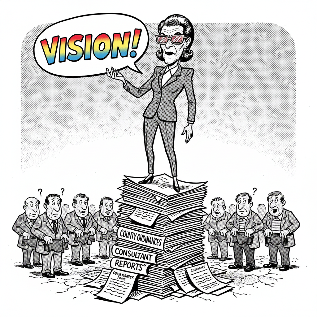 COUNTY HIRES OUT-OF-STATE 'VISIONARY' TO REBRAND OUR OWN LOCAL GOVERNMENT
