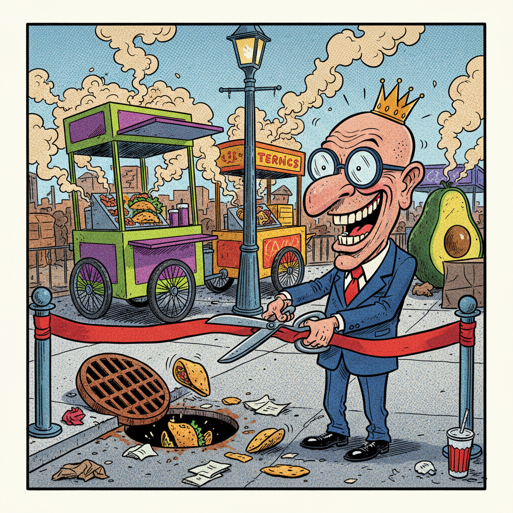 COUNTY LEADERS HAIL SIDEWALK TACO CART CHAOS AS 'PILOT PROGRAM FOR PROSPERITY'