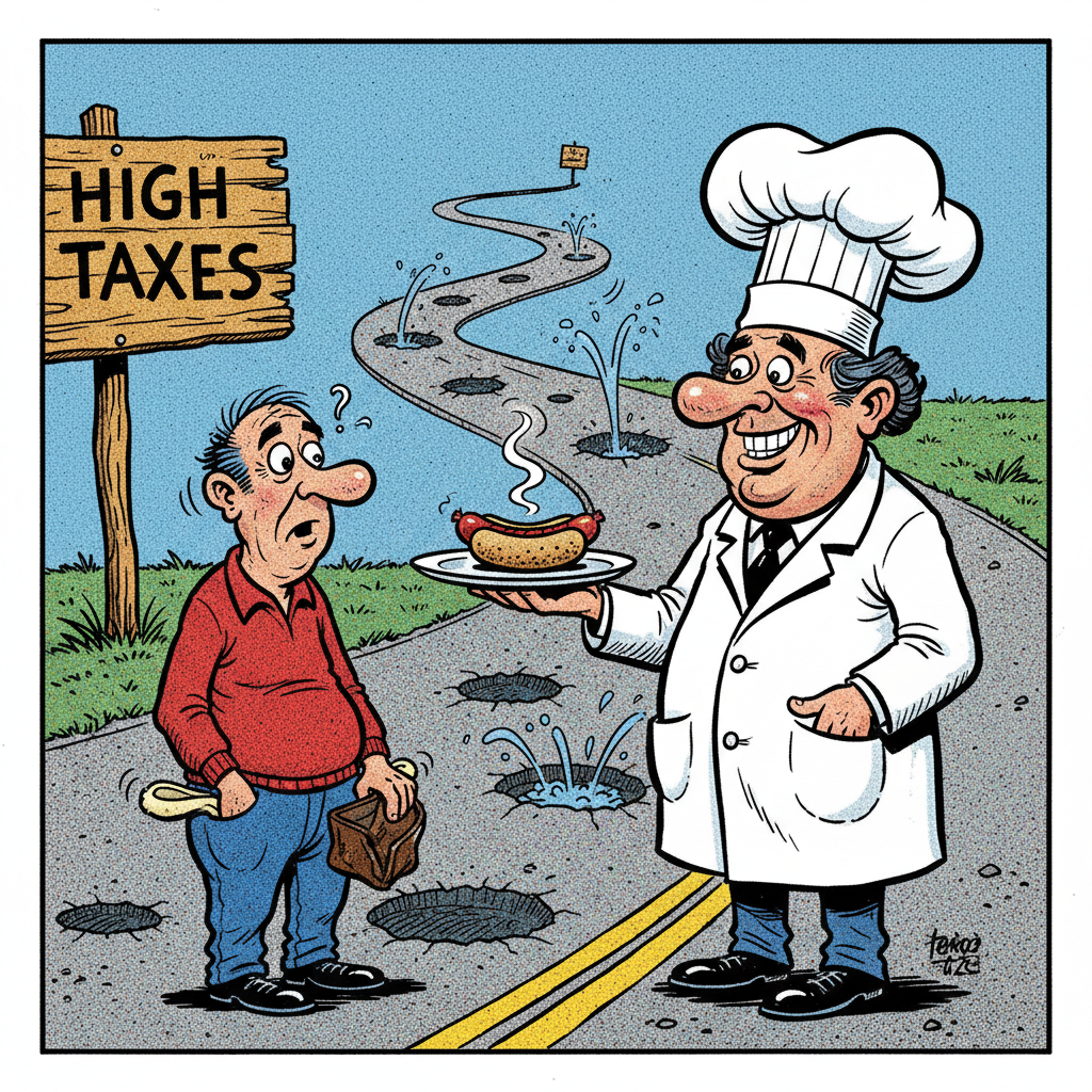 COUNTY LEADERS SOLVE THE IMPORTANT STUFF: VENDORS NOW 'SAFE' TO SELL YOU MYSTERY MEAT!