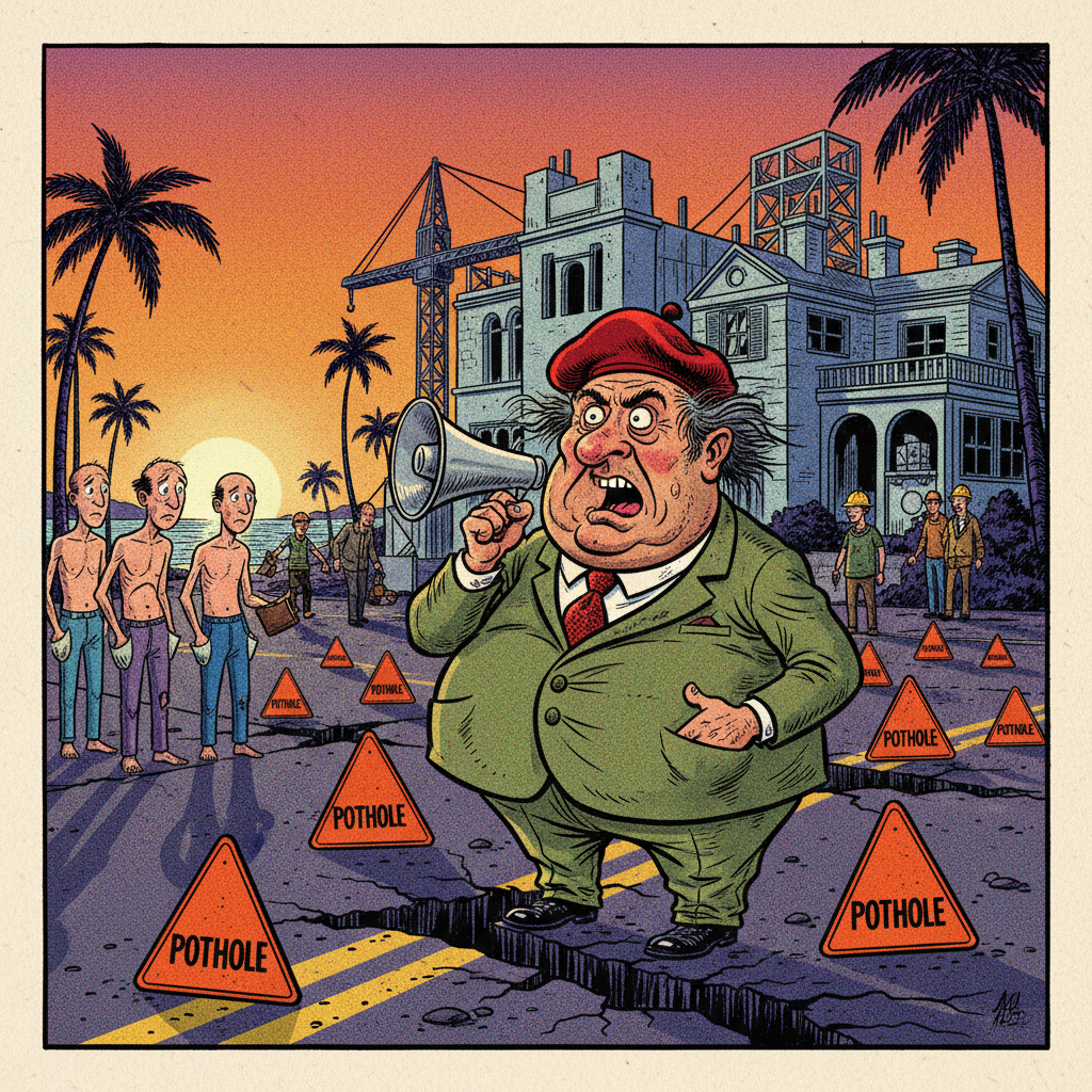 COUNTY OPTS FOR HOLLYWOOD HANDOUTS WHILE ROADS CRUMBLE: 'LIGHTS, CAMERA, TAXPAYER!'