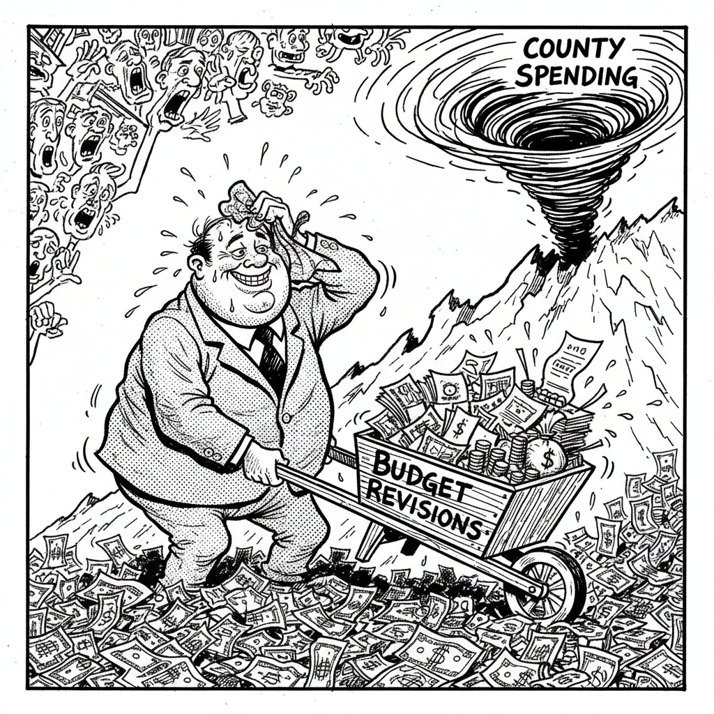 COUNTY SUPES SPEND MILLIONS ON 'BUDGET REVISIONS,' CALL IT FISCAL RESPONSIBILITY