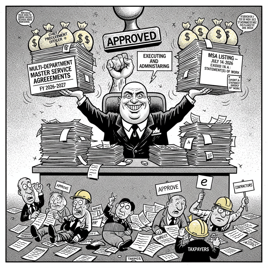 COUNTY TO BLOW MILLIONS ON 'ADMINISTRATIVE ACTIVITIES,' CALLS IT 'NOT A PROJECT'